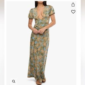 We Wore What Puff Sleeve Maxi Dress